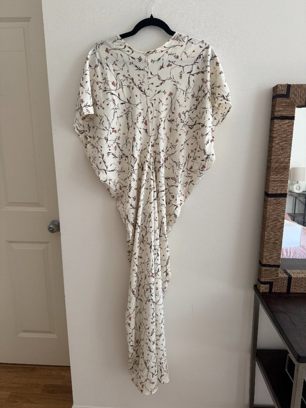 H&M Floral cream batwing dress / caftan - XL
